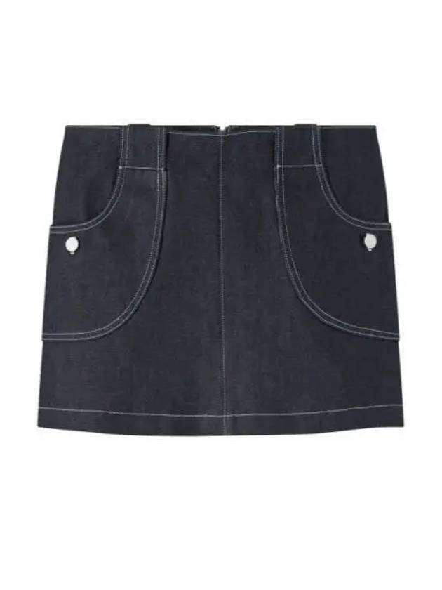 Women's Samantha A-Line Skirt Navy - A.P.C. - BALAAN 2