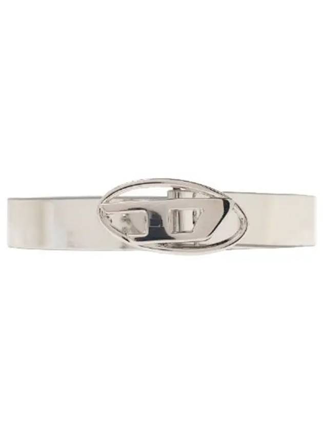 B 1DR 20 Slim Metallic Belt Silver - DIESEL - BALAAN 2