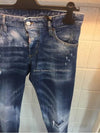 Paint Spot Slim Jeans Blue - DSQUARED2 - BALAAN 6