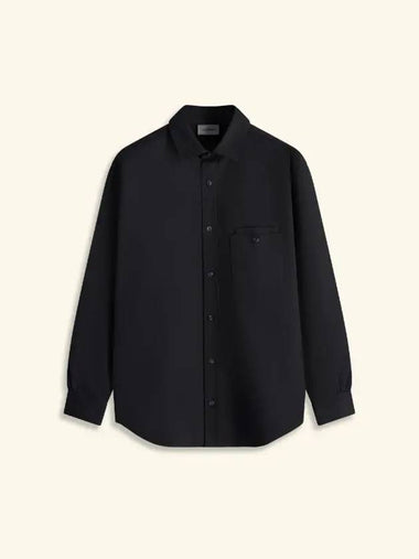 Cotton Twill Shirt ASH124PL003 BL - DROLE DE MONSIEUR - BALAAN 1