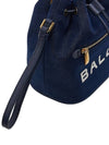 Women s Denim Logo Print Mini Bucket Bag BAR I5G6O - BALLY - BALAAN 8