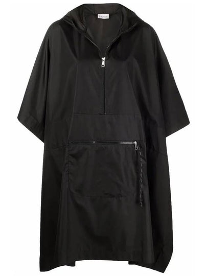 Women's Pocket Cape Black - MONCLER - BALAAN 2