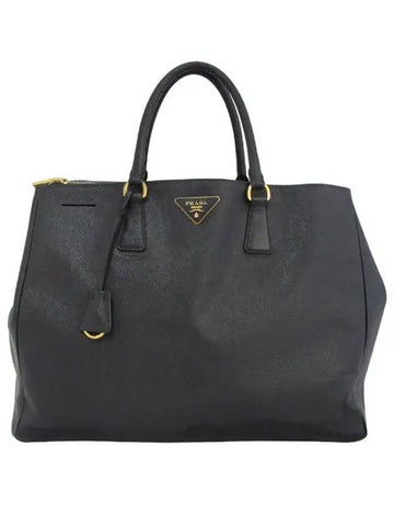 BN1802 SAFFIANO LUX NERO Black Tote Bag - PRADA - BALAAN 1