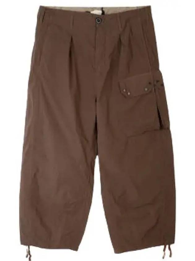 Flap Pocket Cargo Straight Pants Brown - TEN C - BALAAN 2