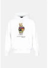 30 Points Polo Bear Fleece Hoodie White - POLO RALPH LAUREN - BALAAN 1