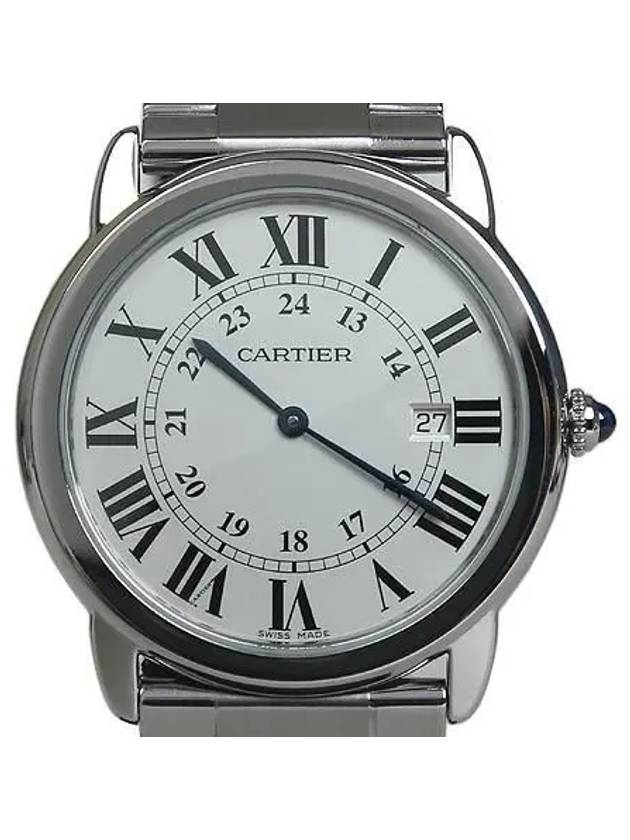 WSRN0012 Ronde Solo 36MM Steel Quartz Men s Watch - CARTIER - BALAAN 1