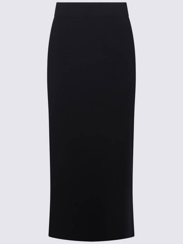 Fabiana Filippi Dark Blue Midi Skirt - FABIANA FILIPPI - BALAAN 1