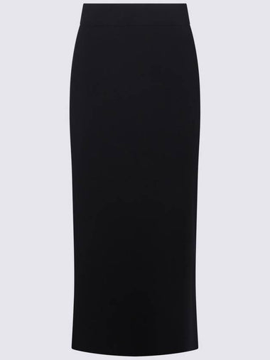 Fabiana Filippi Dark Blue Midi Skirt - FABIANA FILIPPI - BALAAN 1