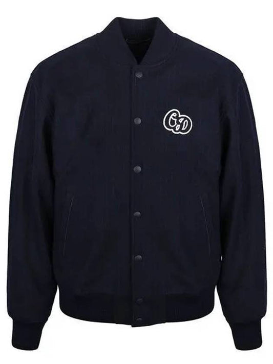 Logo Atelier Bomber Jacket Navy - DIOR - BALAAN 2