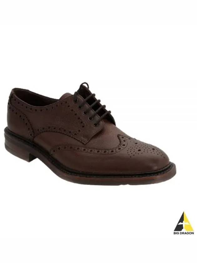 Badminton men s derby shoes DARK BROWN G foot ball - LOAKE - BALAAN 1