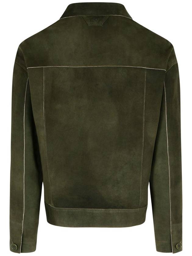 Salvatore Santoro Green Suede Jacket - SALVATORE SANTORO - BALAAN 3