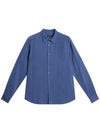 Slim Comfort Tencel Long Sleeve Shirt Bijou Blue - J.LINDEBERG - BALAAN 2