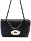 Women's Lily Grained Leather Tote Bag Black - MULBERRY - BALAAN 3