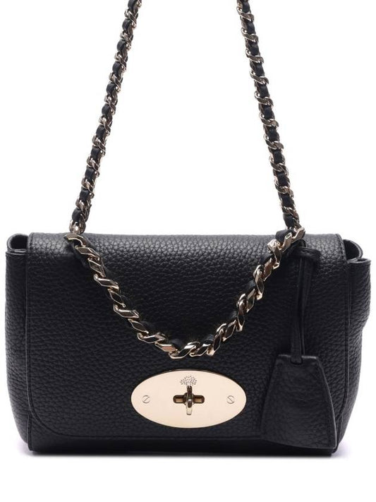 Women's Lily Grained Leather Tote Bag Black - MULBERRY - BALAAN 2