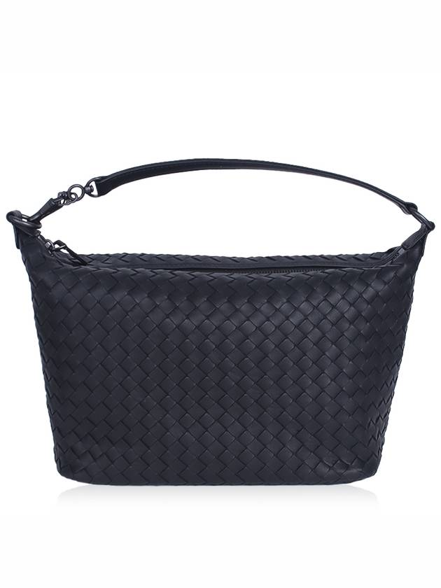 Women's Intrecciato Shoulder Bag Black - BOTTEGA VENETA - BALAAN 1