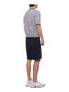 Logo Patch Midi Shorts Navy - THOM BROWNE - BALAAN 7