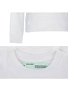 Flamed Bart Crew Neck Long Sleeve T-Shirt White - OFF WHITE - BALAAN 7