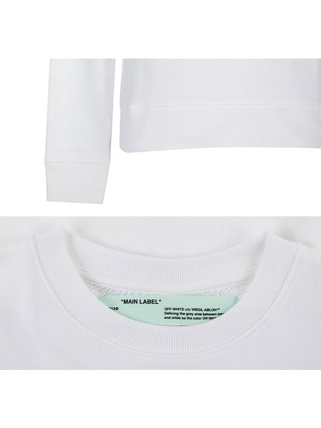 Flamed Bart Crew Neck Long Sleeve T-Shirt White - OFF WHITE - BALAAN 7