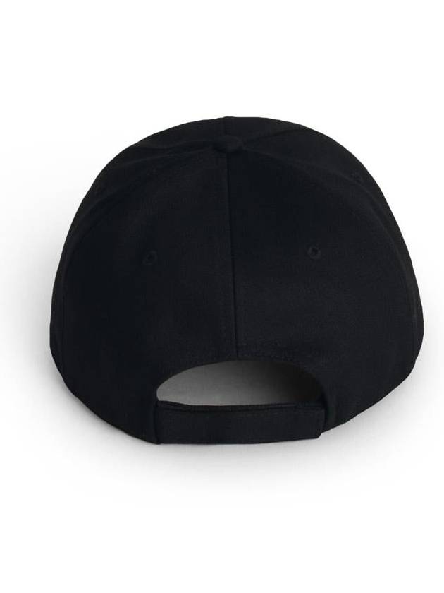 Moncler Black Cotton Cap - MONCLER - BALAAN 3