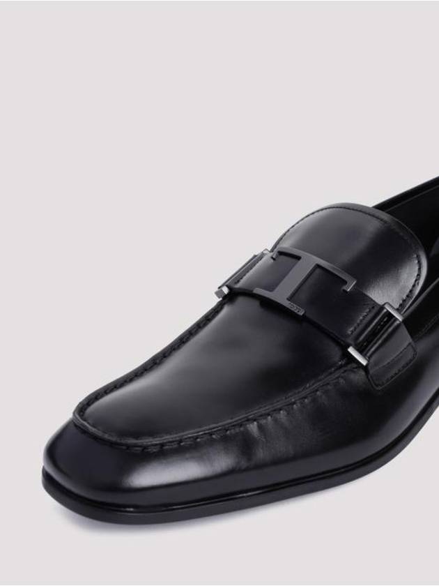 T Timeless Logo Loafers Black - TOD'S - BALAAN 5