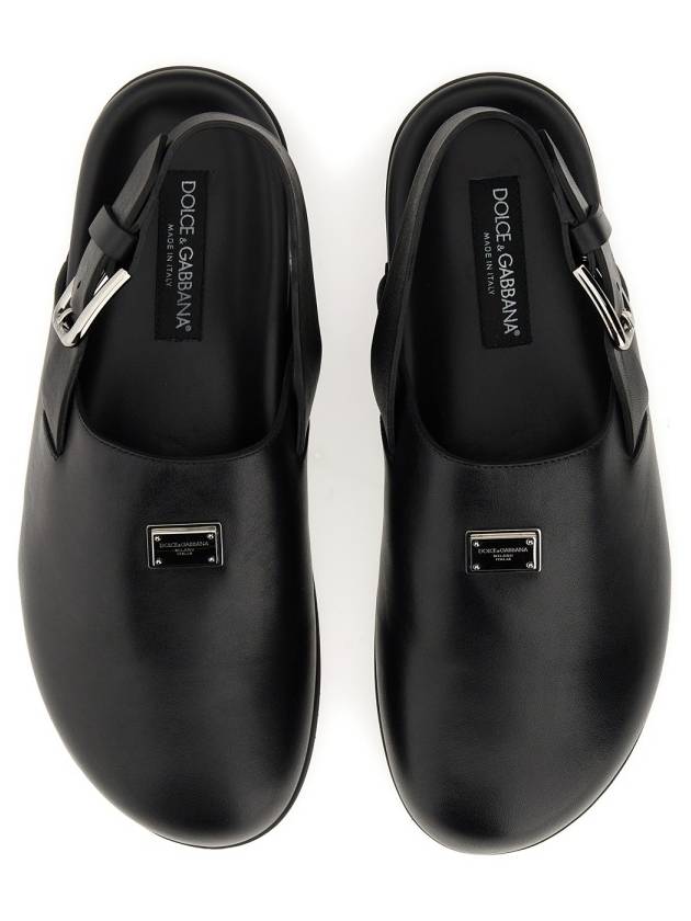 Mule in Calfskin A80402AQ76580999 B0270451190 - DOLCE&GABBANA - BALAAN 4