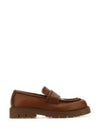 Haddock Leather Loafer Camel - BOTTEGA VENETA - BALAAN 2