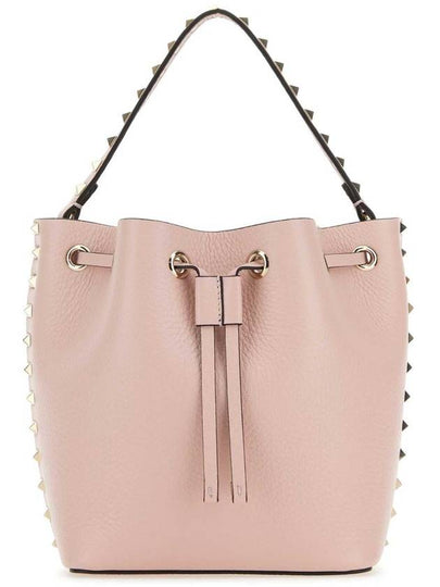 Women's Rockstud Bucket Bag Pink - VALENTINO - BALAAN 2