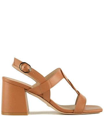 Stuart Weitzman Ibiza 75 Slingback Brown - STUART WEITZMAN - BALAAN 1