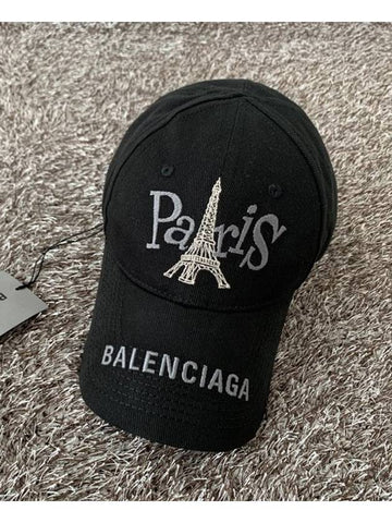 Paris logo embroidered ball cap - BALENCIAGA - BALAAN 1