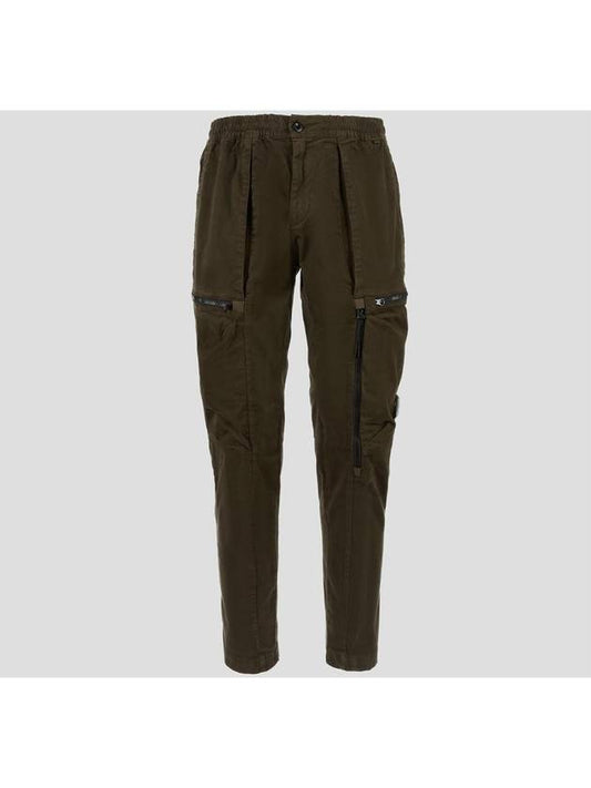 Garment Dyeing Lens Cargo Straight Pants Brown - CP COMPANY - BALAAN 2