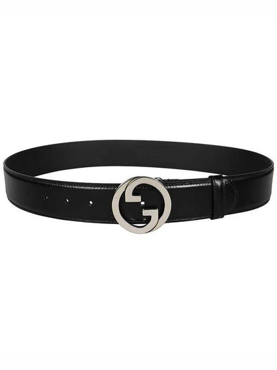 Blondie Leather Belt Black - GUCCI - BALAAN 2