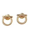 Gancini Small Earrings Gold - SALVATORE FERRAGAMO - BALAAN 2