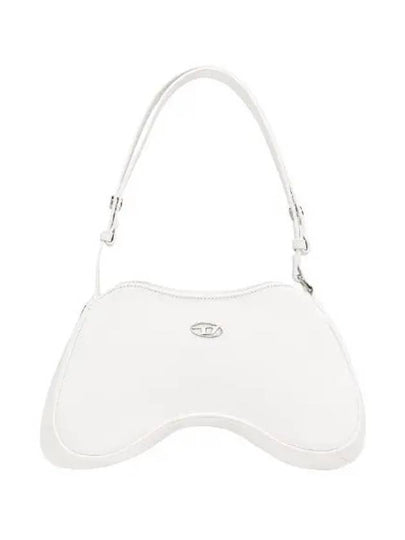 Play Logo Decorated Shoulder Bag White - DIESEL - BALAAN 2