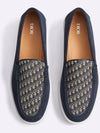 Granville Suede Loafers Blue Beige - DIOR - BALAAN 4