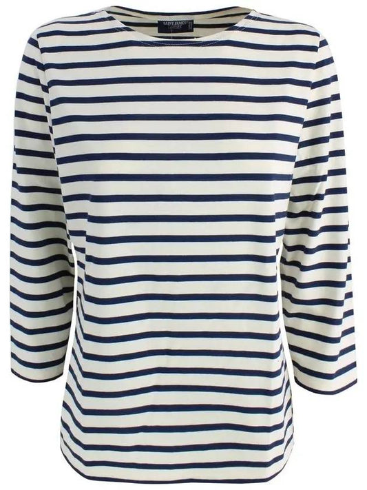 Galathee Striped Sailor Long Sleeve T-Shirt Blue - SAINT JAMES - BALAAN 1