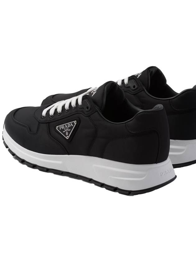 Prax 1 Re-Nylon Low Top Sneakers Black - PRADA - BALAAN 7