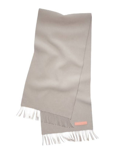 Wool Fringe Muffler Dusty Grey - ACNE STUDIOS - BALAAN 1