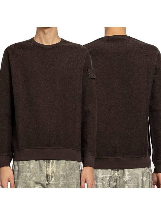 Ghost Piece Crewneck Sweatshirt Brown - STONE ISLAND - BALAAN 2