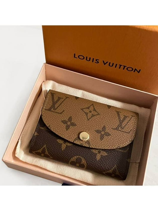 Rosalie Monogram Reverse Coin Purse Brown - LOUIS VUITTON - BALAAN 2