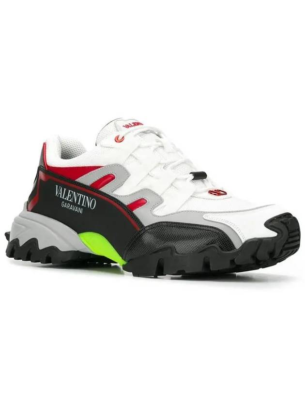 Climbers Low Top Sneakers White - VALENTINO - BALAAN 3