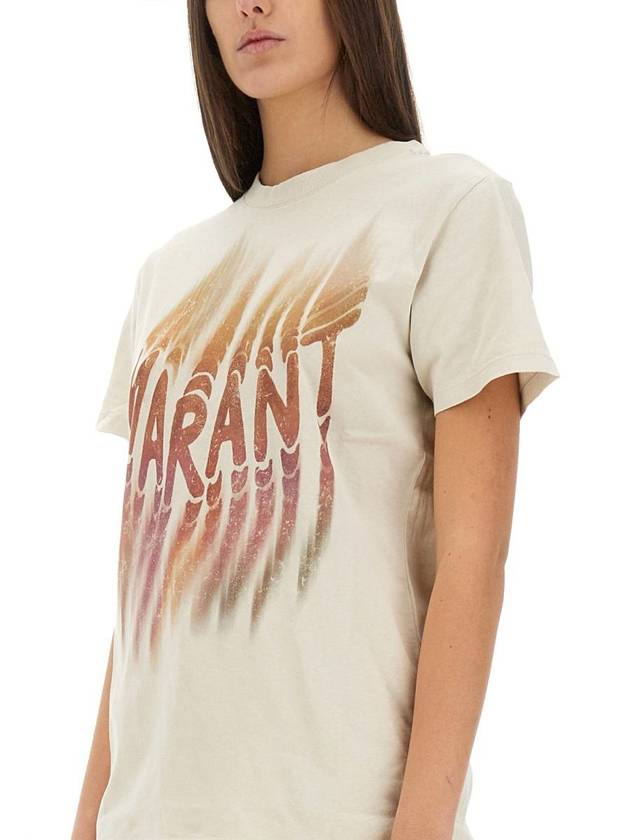 Isabel Marant Étoile "Zoeline" T-Shirt - ISABEL MARANT ETOILE - BALAAN 4