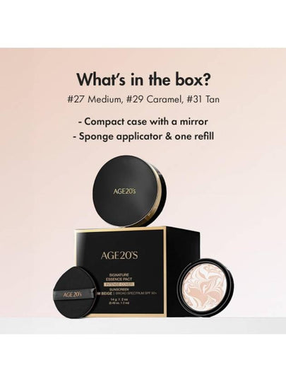 [AGE20'S] Signature Essence Cover Pact + 1 Refill (3 Colors) - AGE20'S - BALAAN 2