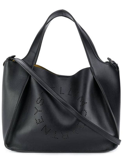 Stella Logo Tote Bag Black - STELLA MCCARTNEY - BALAAN 2