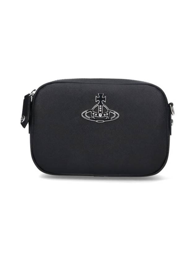 Orb Plaque Camera Cross Bag Black - VIVIENNE WESTWOOD - BALAAN 2