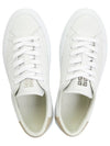 G4 Logo Leather Low Top Sneakers White - GIVENCHY - BALAAN 3