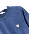 Fox Head Patch Classic Short Sleeve T-Shirt Navy Melange - MAISON KITSUNE - BALAAN 3