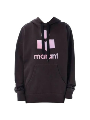 Mansel Big Logo Hoodie Faded Black - ISABEL MARANT - BALAAN 1