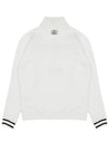 Drew Half Zip Up High Neck Sweatshirt DM41LT31O WHITE - DRUH GOLF - BALAAN 2