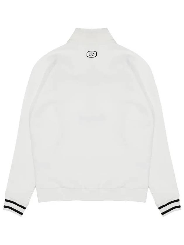 Drew Half Zip Up High Neck Sweatshirt DM41LT31O WHITE - DRUH GOLF - BALAAN 2