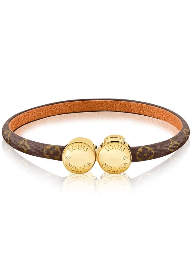 Historic Mini Monogram Bracelet Gold Brown - LOUIS VUITTON - BALAAN 2